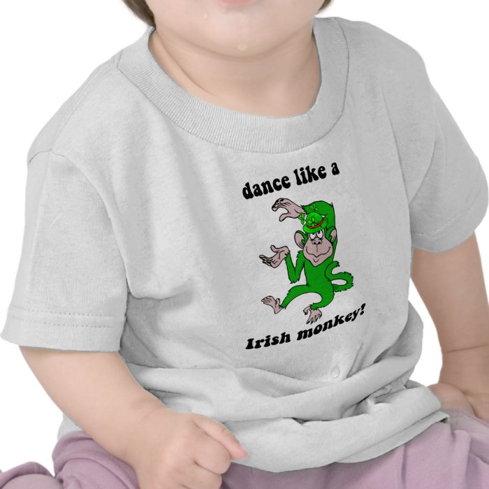 Funny monkey St Patrick's Day T shirts