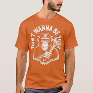 Funny Monkey Wrench 90s Rock Music Foos T-Shirt
