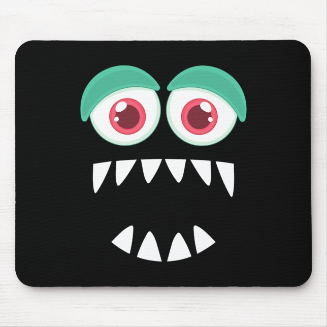 Funny Monster Costume Easy Costume Ideas Halloween Mouse Pad (Front)