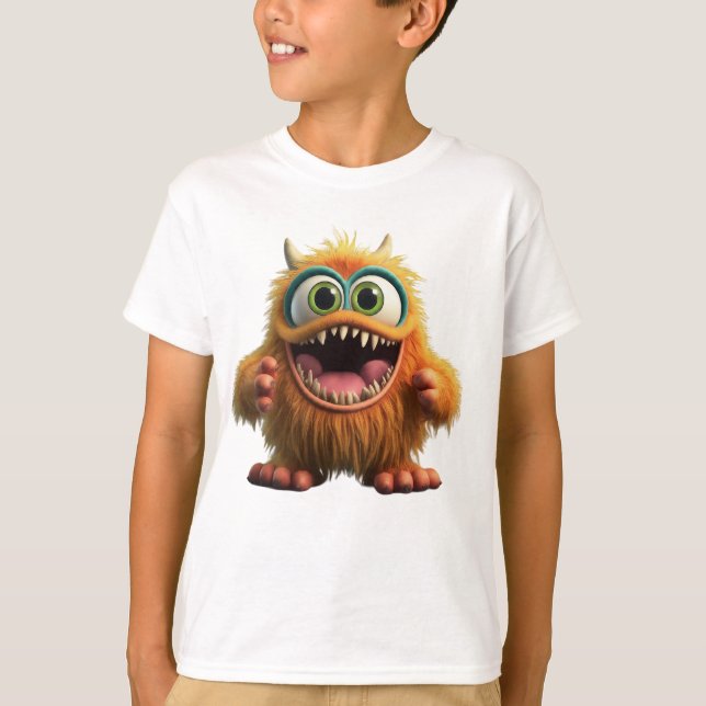 funny monster for kids T-Shirt (Front)