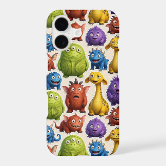 Funny Monster | Furry Rainbow Creatures Phone Case