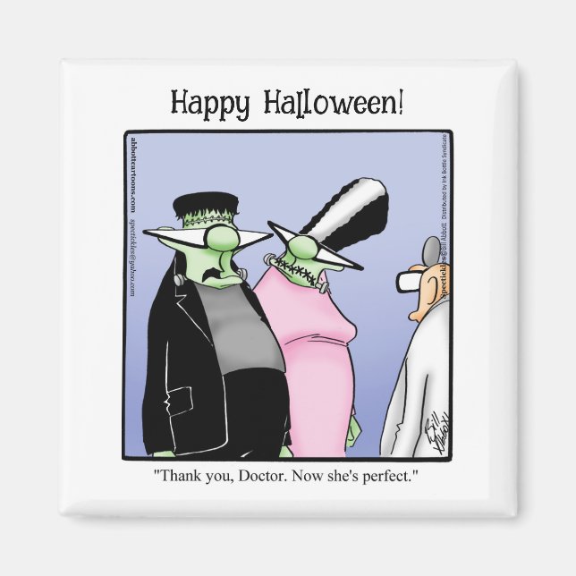 Funny Monster Humor Magnet (Front)