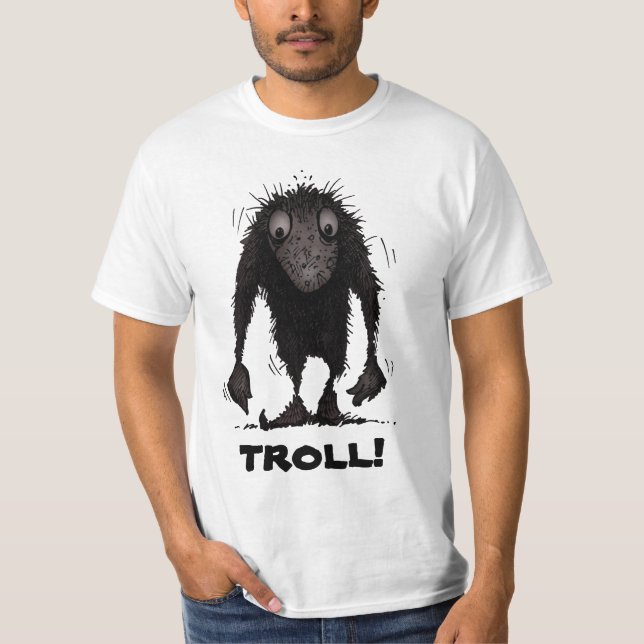 Funny Monster Troll T-Shirt (Front)