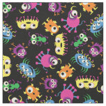 Funny Monsters Cute Kids Decor Fabric
