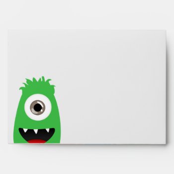 Funny Monsters Envelopes by cranberrydesign at Zazzle
