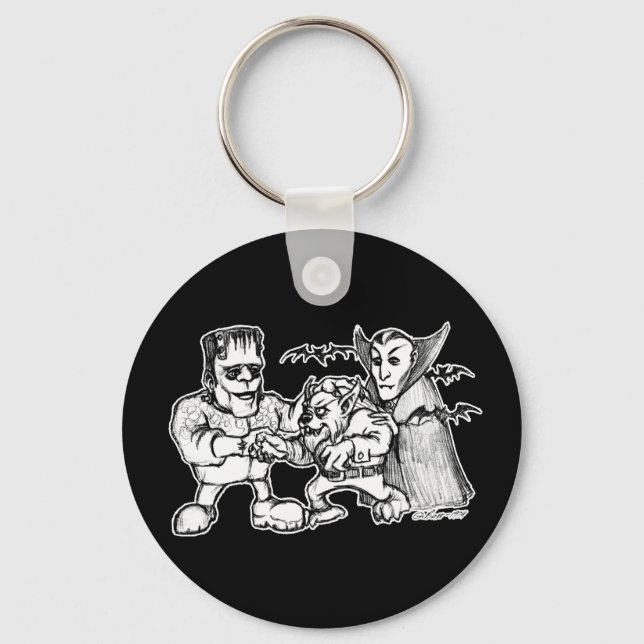 Funny Monsters Keychain (Front)