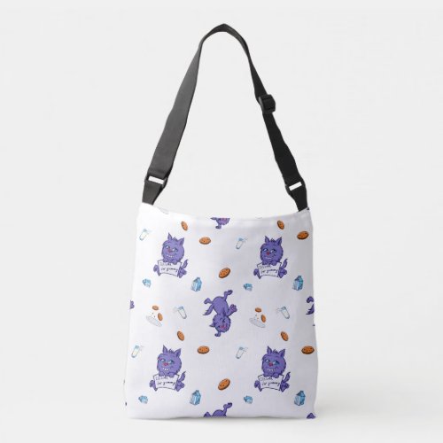 Funny Monsters lilac Itâs time for yummy Crossbody Bag