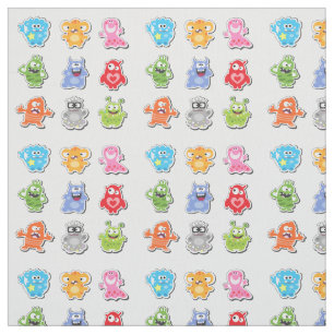 Funny Monsters Monster Fabric