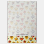 Funny monsters pattern post-it notes