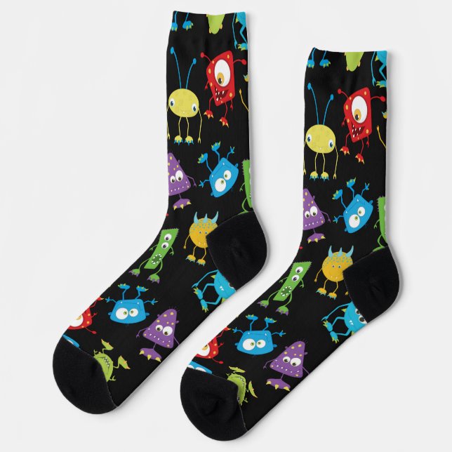 Funny Monsters Socks (Left)