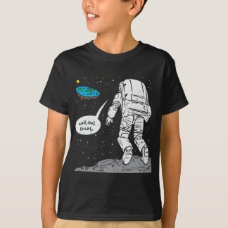 Funny Moon Landing, Flat Earth, That Sucks, Space T-Shirt
