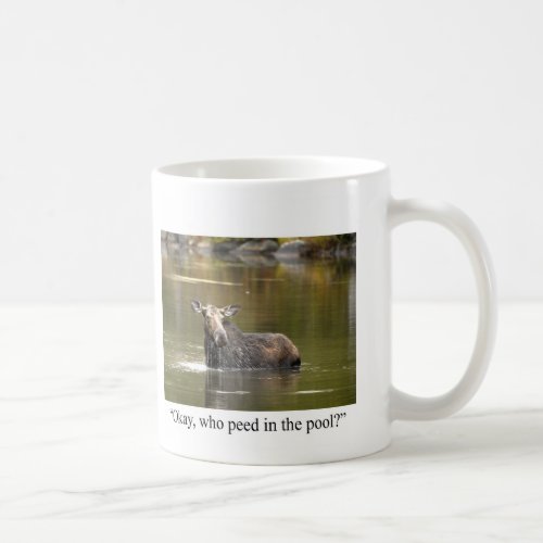 Funny Moose Coffee Mug