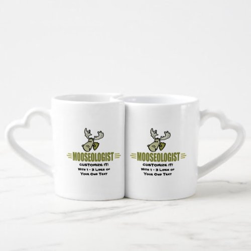 Funny Moose Coffee Mug Set