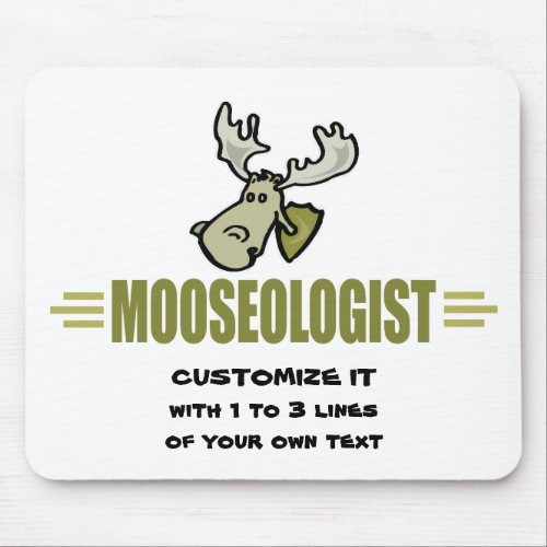 Funny Moose Mouse Pad
