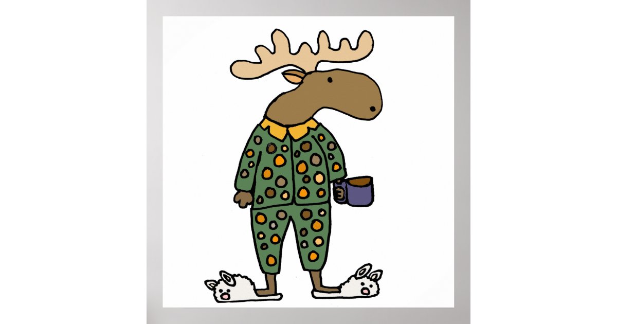 Buck Buck Moose Kids Pajamas, Moose Pajamas, Plaid Pajamas