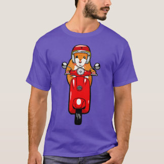 Funny Moped Hamster T-Shirt