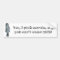 Funny morel hunting bumper sticker