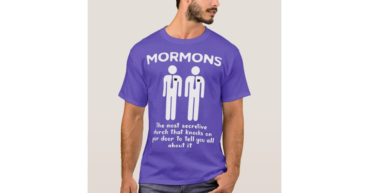 jordskælv melodisk Sag Funny Mormon LDS Missionary T-Shirt | Zazzle