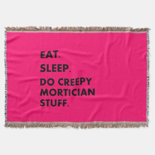 Funny Mortician Funeral Director Woven Blanket 3