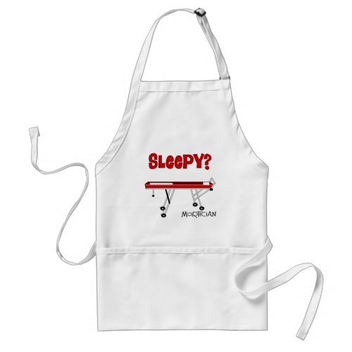 Funny Mortician Gifts Adult Apron