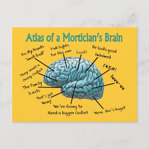 Funny Mortician Gifts Postcard