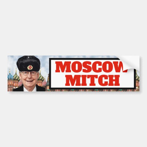Funny Moscow Mitch Bumper Sticker
