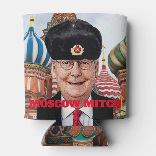 Funny Moscow Mitch McConnell Can Cooler