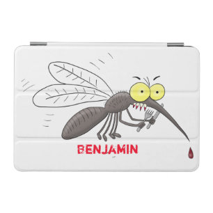 Funny mosquito insect cartoon illustration iPad mini cover