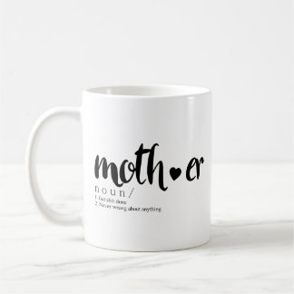 Funny Mother Definition Mug Mother's Day Gift Idea