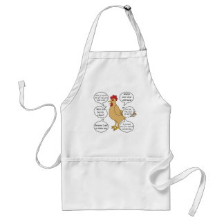 Funny Mother Hen Advice Mom Adult Apron