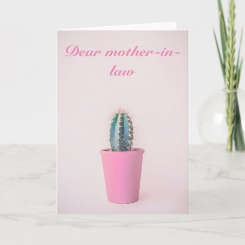 Funny Mother in Law Card