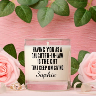 Funny Mother-in-Law gift, from mother-in-law Scented Candle