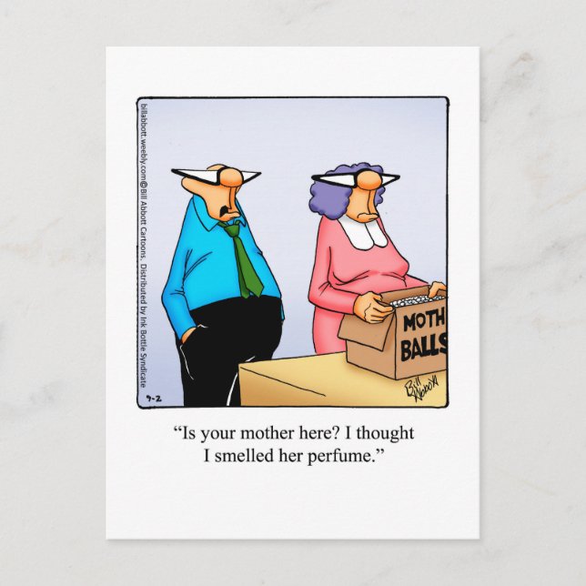Funny Mother in Law Humor Postcard (Front)