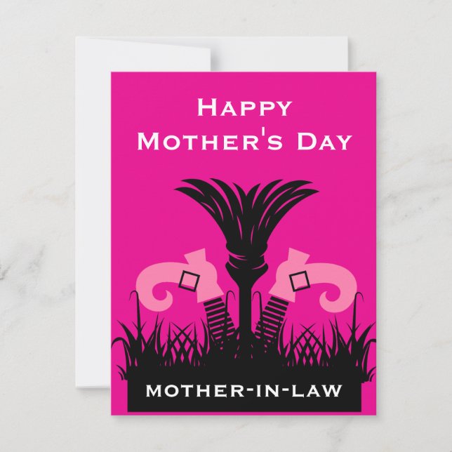 Funny Mother In Law  Note Card (Front)