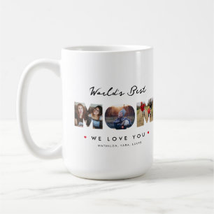 Funny Mother's Day 3 Photo Collage Funy Letter Coffee Mug