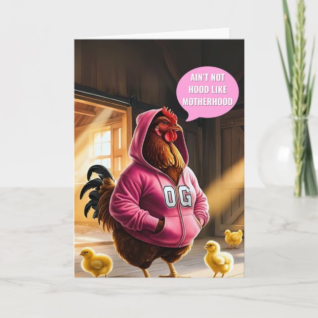 funny mother's day card birthday card motherhood (Front)