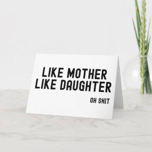 Funny Mothers Day Card Funny Birthday Card For Mum