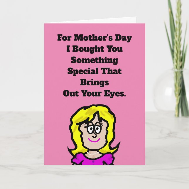Funny Mother's Day COVID-19 Card (Front)