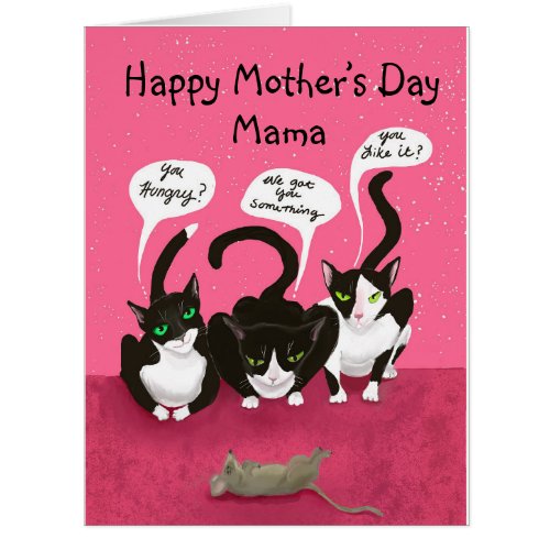 Funny Mothers Day From Cats Personalized