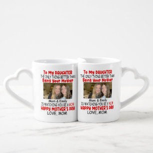 Funny Mother's Day Gift For Daughter From Mom Coffee Mug Set