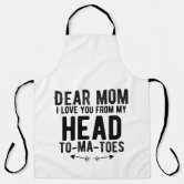 Good Moms Say Bad Words Full-Length Apron With Pocket