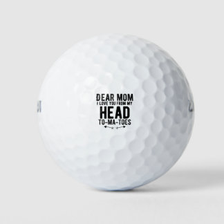 funny mothers day gift for mother mom golf balls