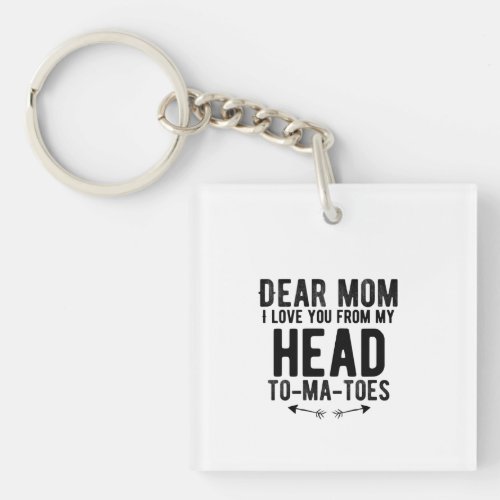 funny mothers day gift for mother mom keychain