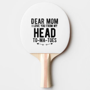 funny mothers day gift for mother mom ping pong paddle