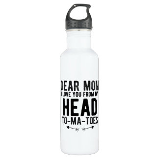 funny mothers day gift for mother mom stainless steel water bottle