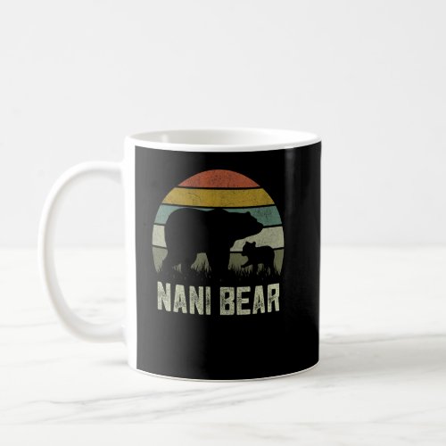 Funny Mothers Day Grandma  Cub Kids Nani Bear  Coffee Mug