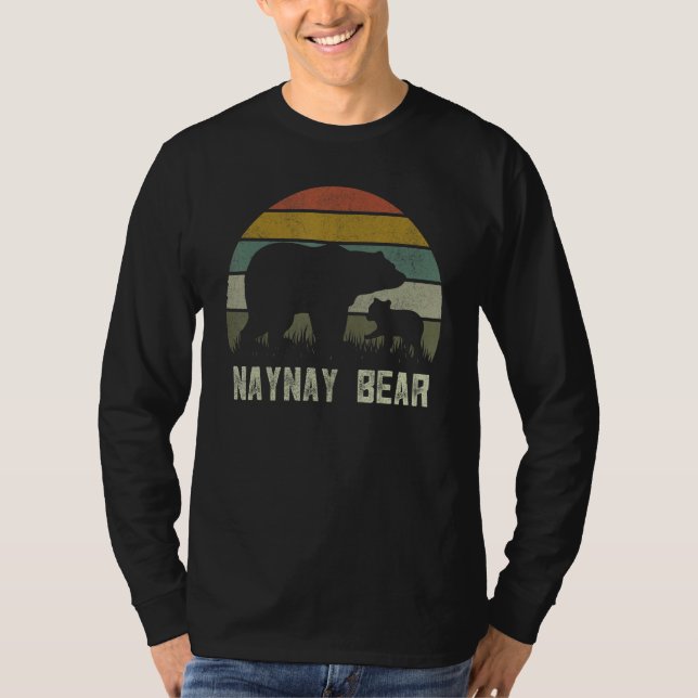 Funny Mothers Day Grandma  Cub Kids Naynay Bear T-Shirt (Front)