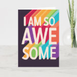 Funny Mother's Day Inspirational Quote Card<br><div class="desc">Funny and colorful inspirational quote greeting card is the perfect way to let you're mom know what a great job she did raising you. Tell her thanks and show her some love with humor and style.</div>