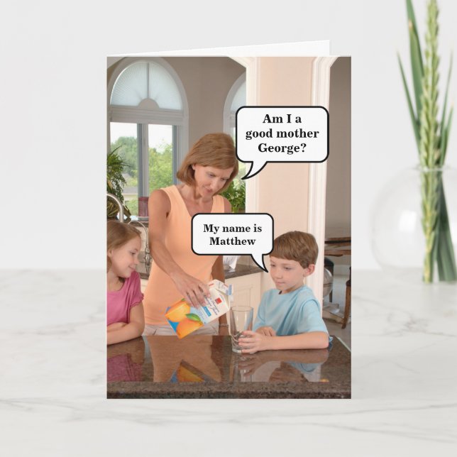 Funny Mother's Day | Mom Birthday Card (Front)