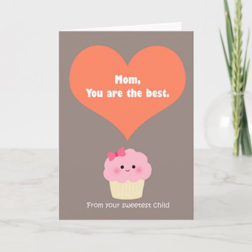 Funny Mothers day  Mom Birthday from daughter Card